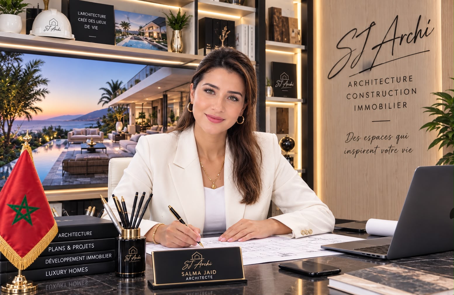 Salma Jaid, architecte et fondatrice de SJ ARCHI